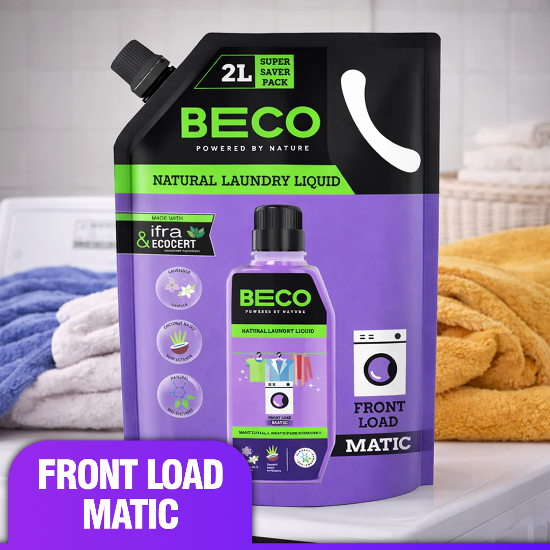 Natural Laundry Cleaner Liquid Refill Front Load 2 litre