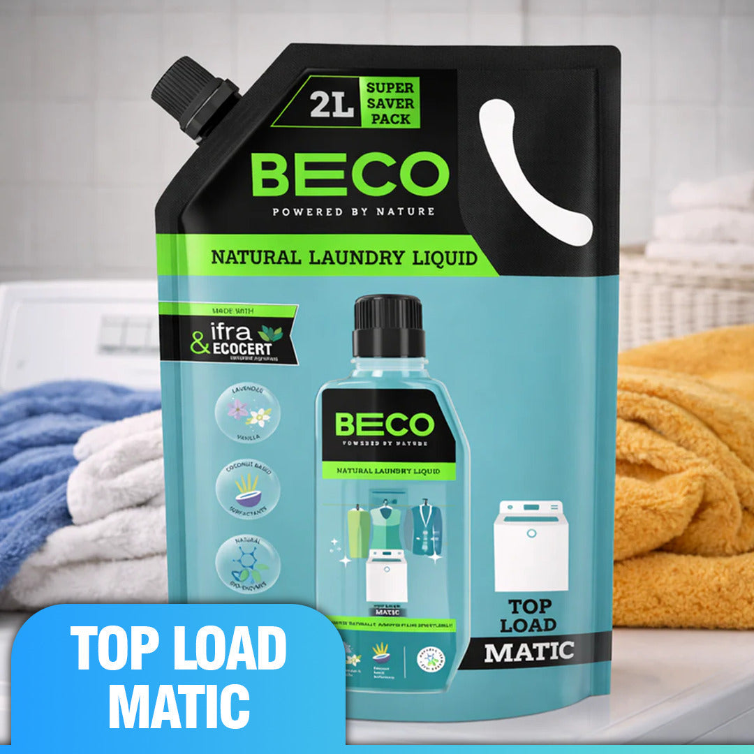 Natural Laundry Cleaner Liquid Refill Top Load 2 litre