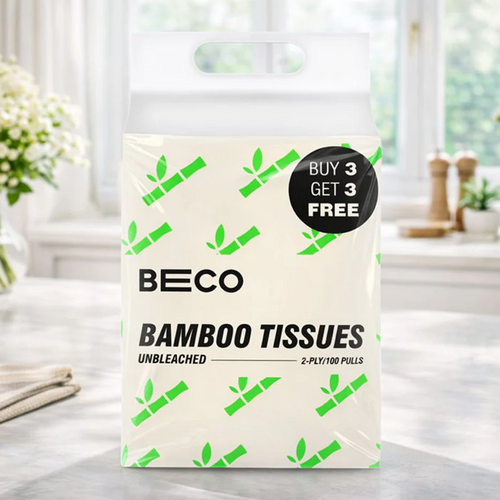 Bamboo Facial Tissues 100 pulls pack of 6